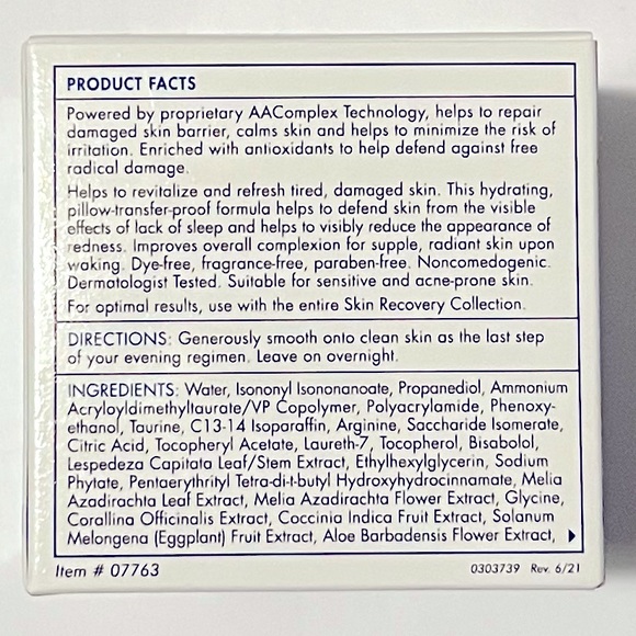 FLASH SALE⚡️🏷️ELTAMD SKIN RECOVERY NIGHT MASK *PRICE FIRM* - Picture 2 of 4